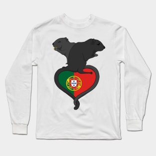 Gerbil Portugal (dark) Long Sleeve T-Shirt